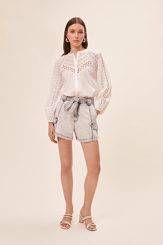 Suncoo Lovely Embroidered Blouse