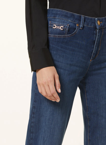 Seductive Straight Leg Denim Trousers