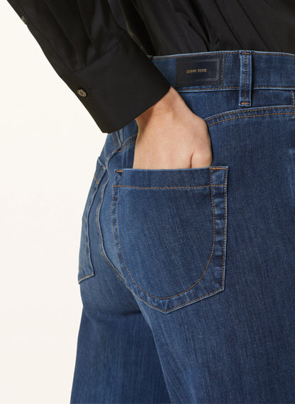 Seductive Straight Leg Denim Trousers