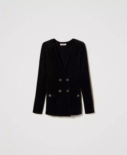 Twinset Black Knit Blazer