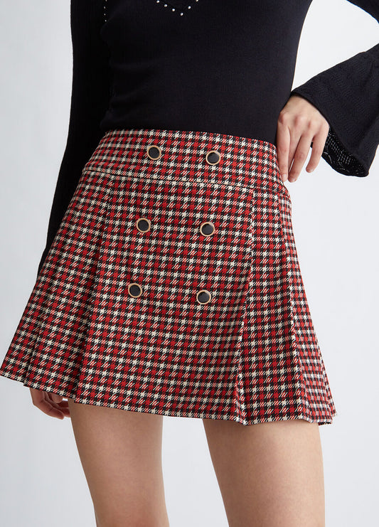 Liu Jo Houndstooth Miniskirt