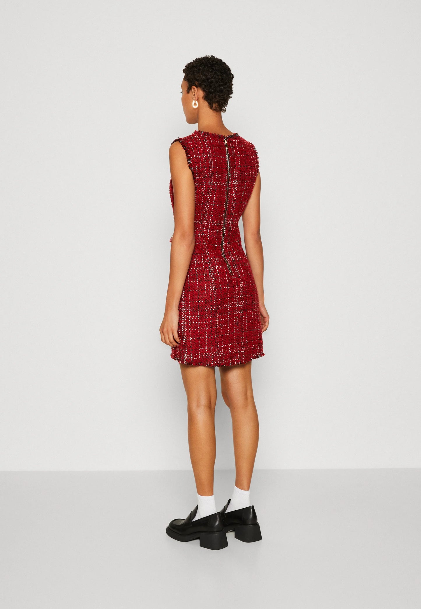 Liu Jo Red Bouclé Dress