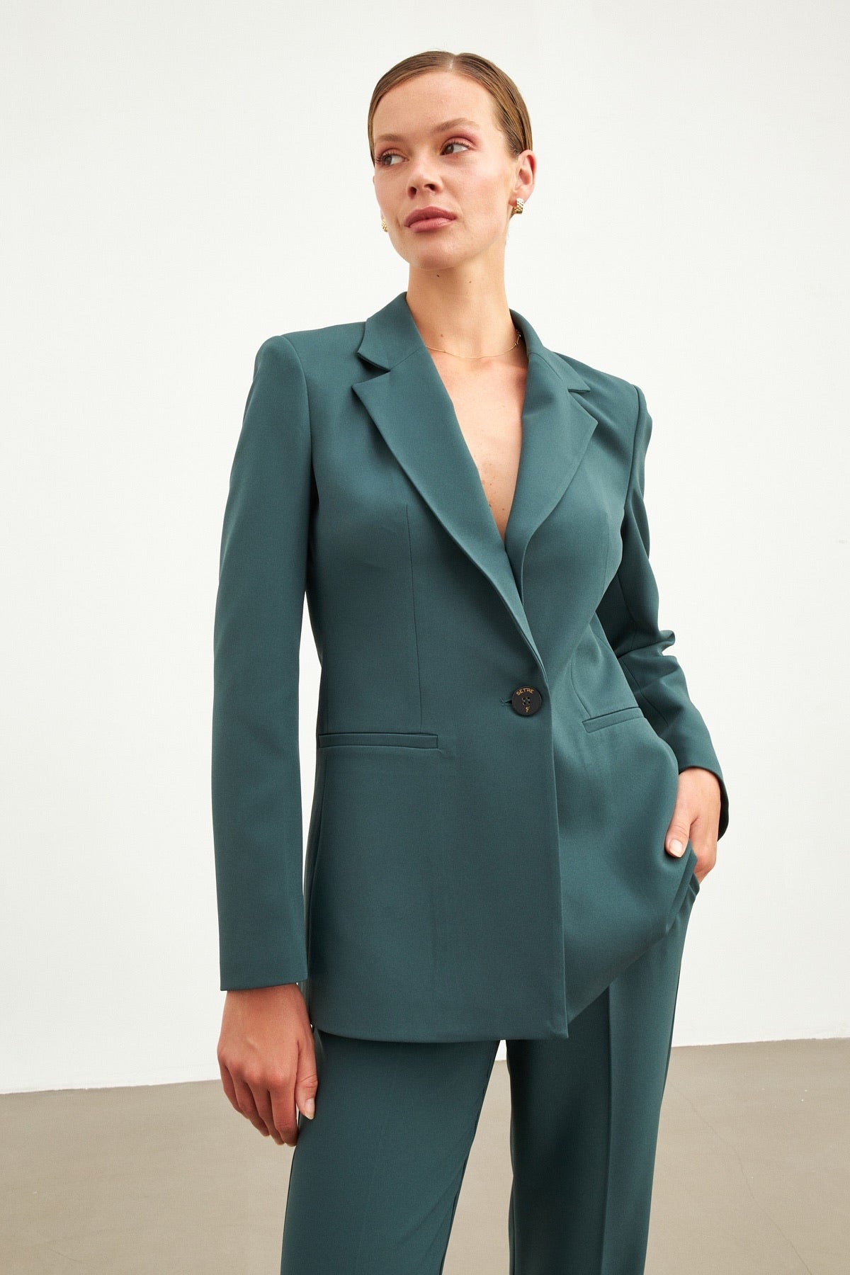 Setre Suit with Trousers Emerald