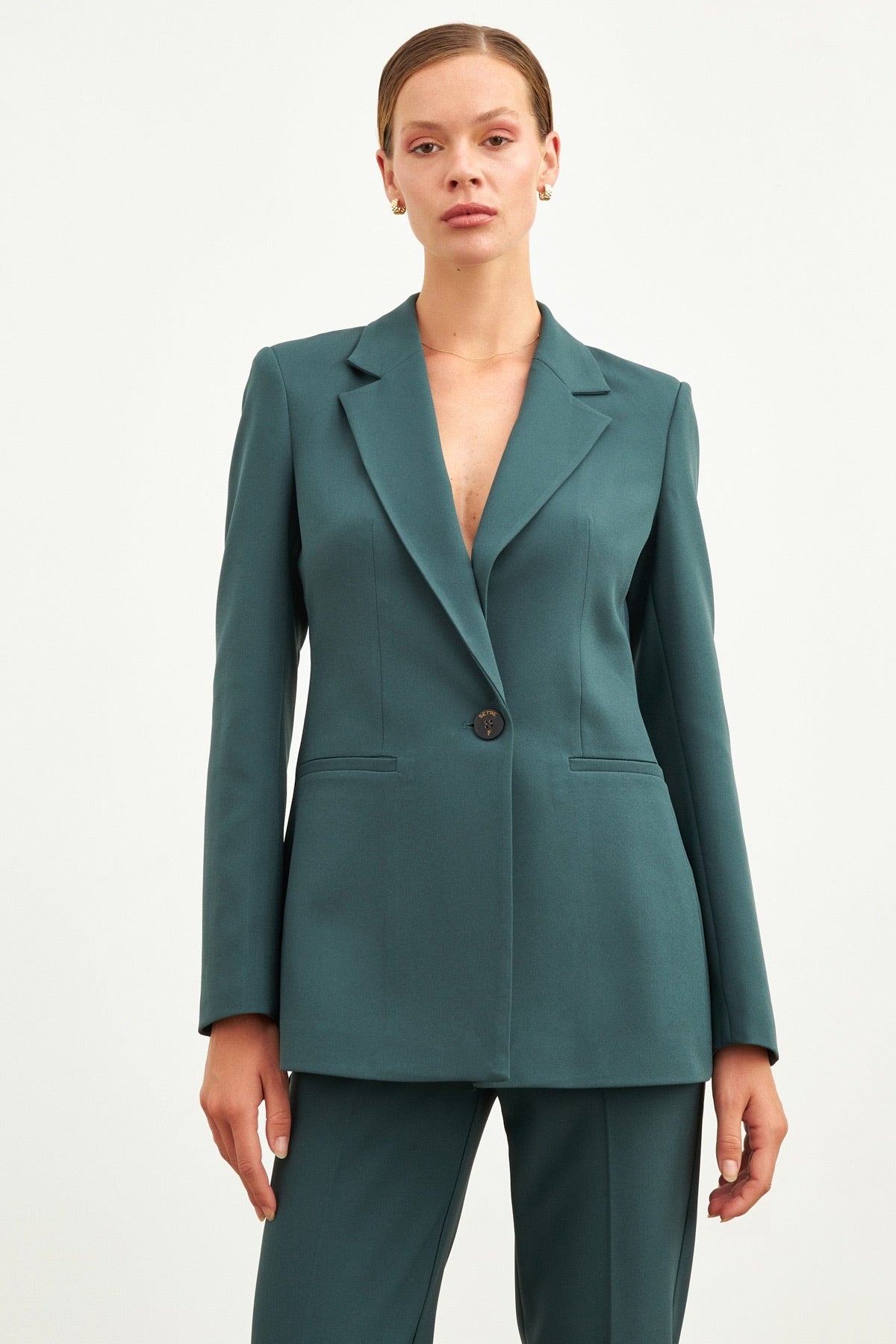 Setre Suit with Trousers Emerald