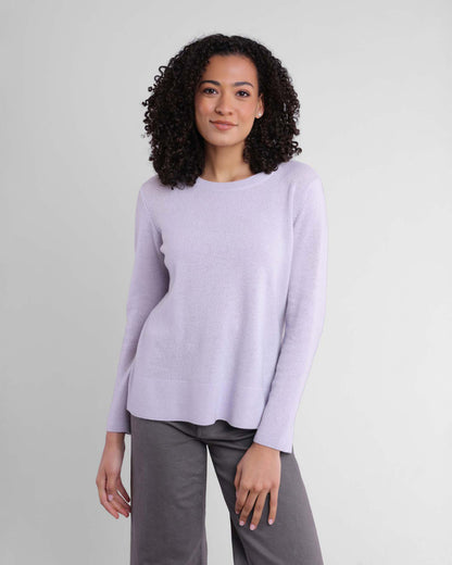 Alashan Easy Crew Neck Pullover Macaroon