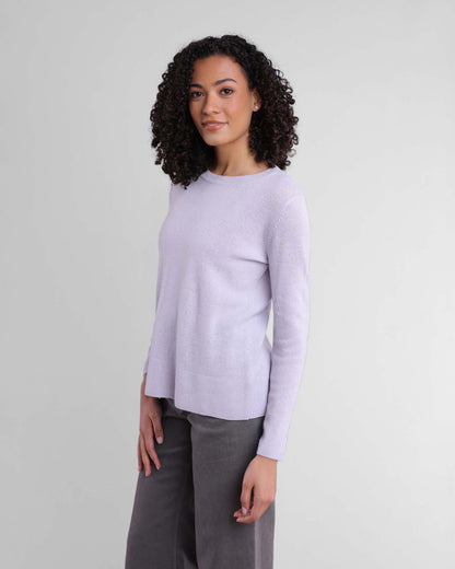 Alashan Easy Crew Neck Pullover Macaroon