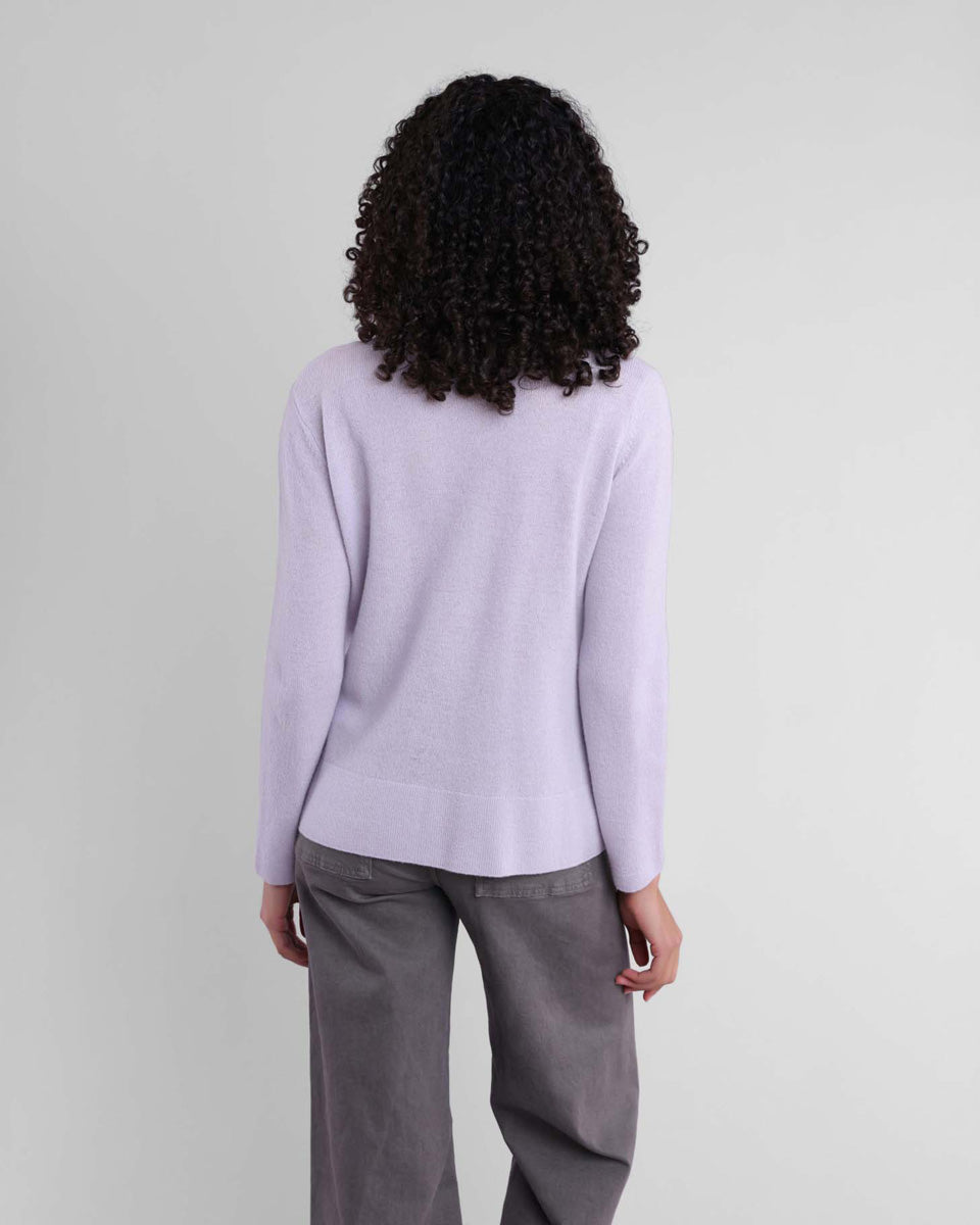 Alashan Easy Crew Neck Pullover Macaroon