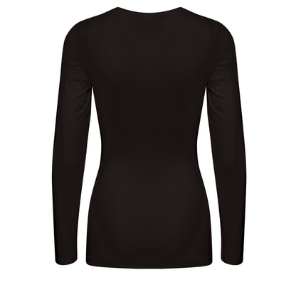 ICHI - Plain Long Sleeve Black