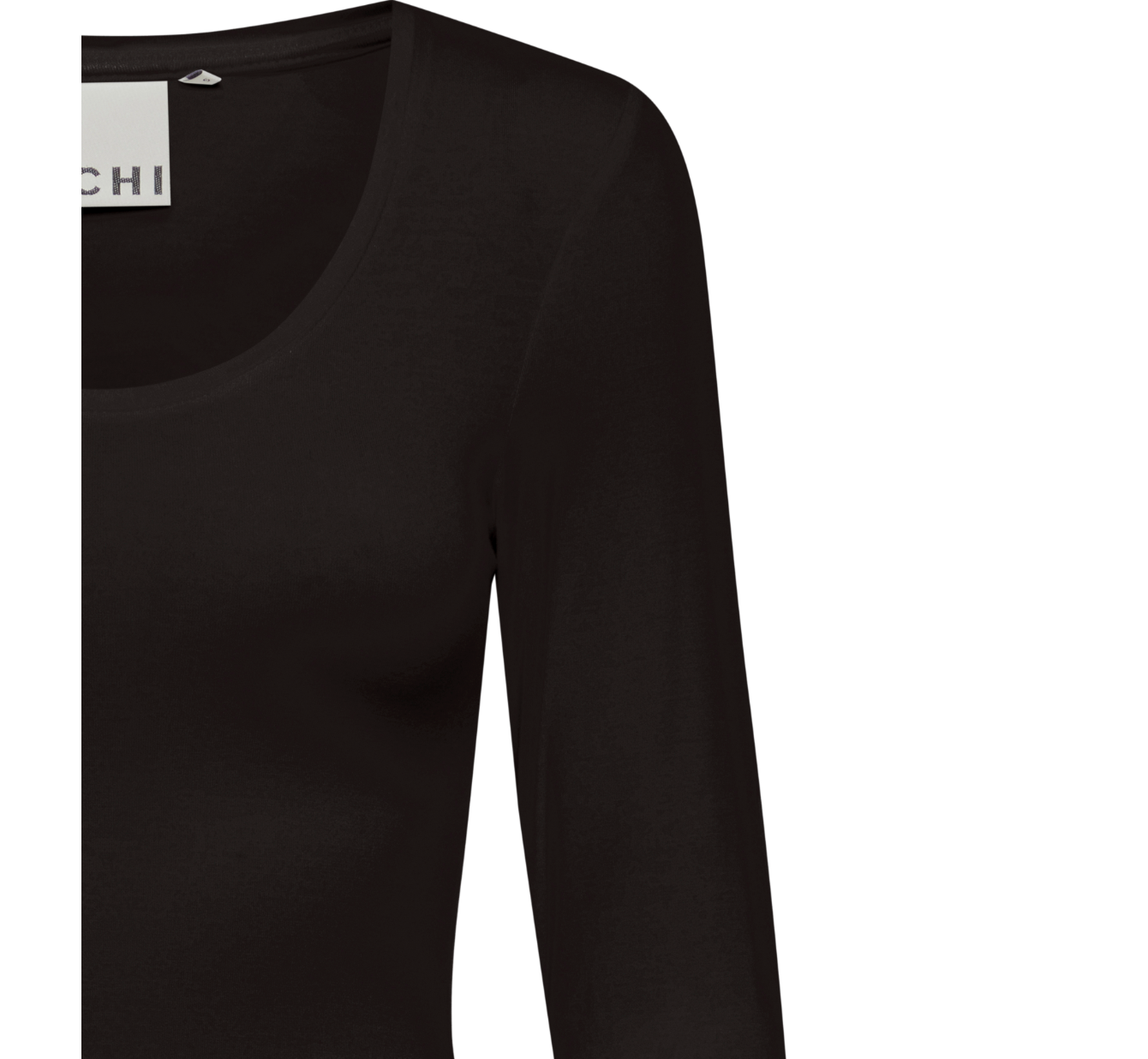 ICHI - Plain Long Sleeve Black