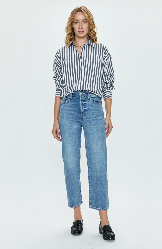 Pistola - Cassie Crop Super High Rise Straight