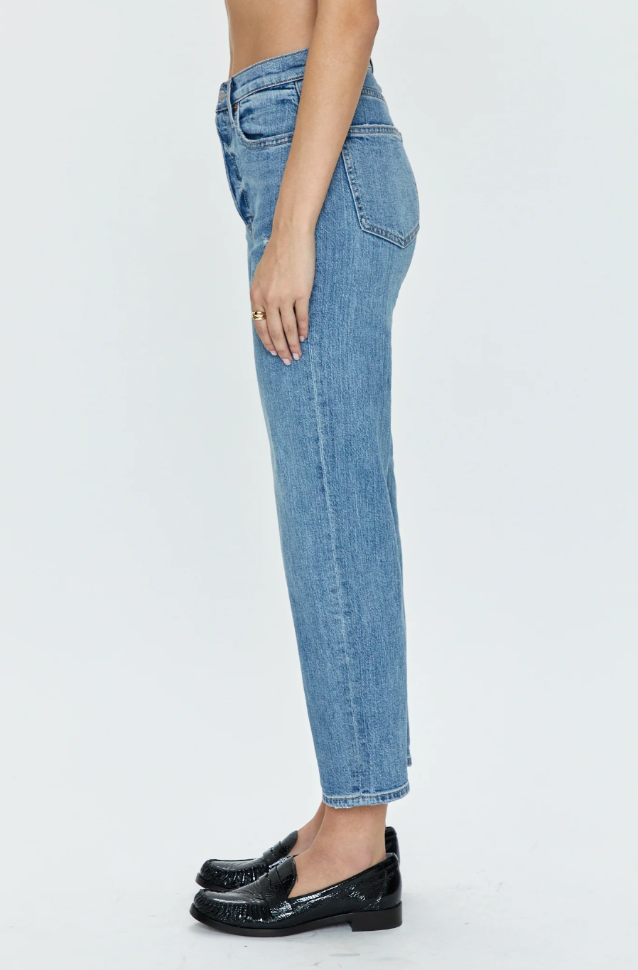 Pistola - Cassie Crop Super High Rise Straight