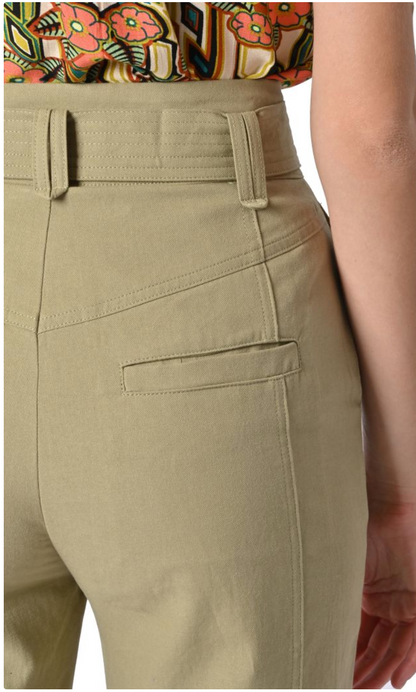 Suncoo -  Olive Cargo Trousers