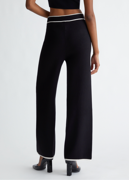 Knit Black / White Pant - Liu Jo