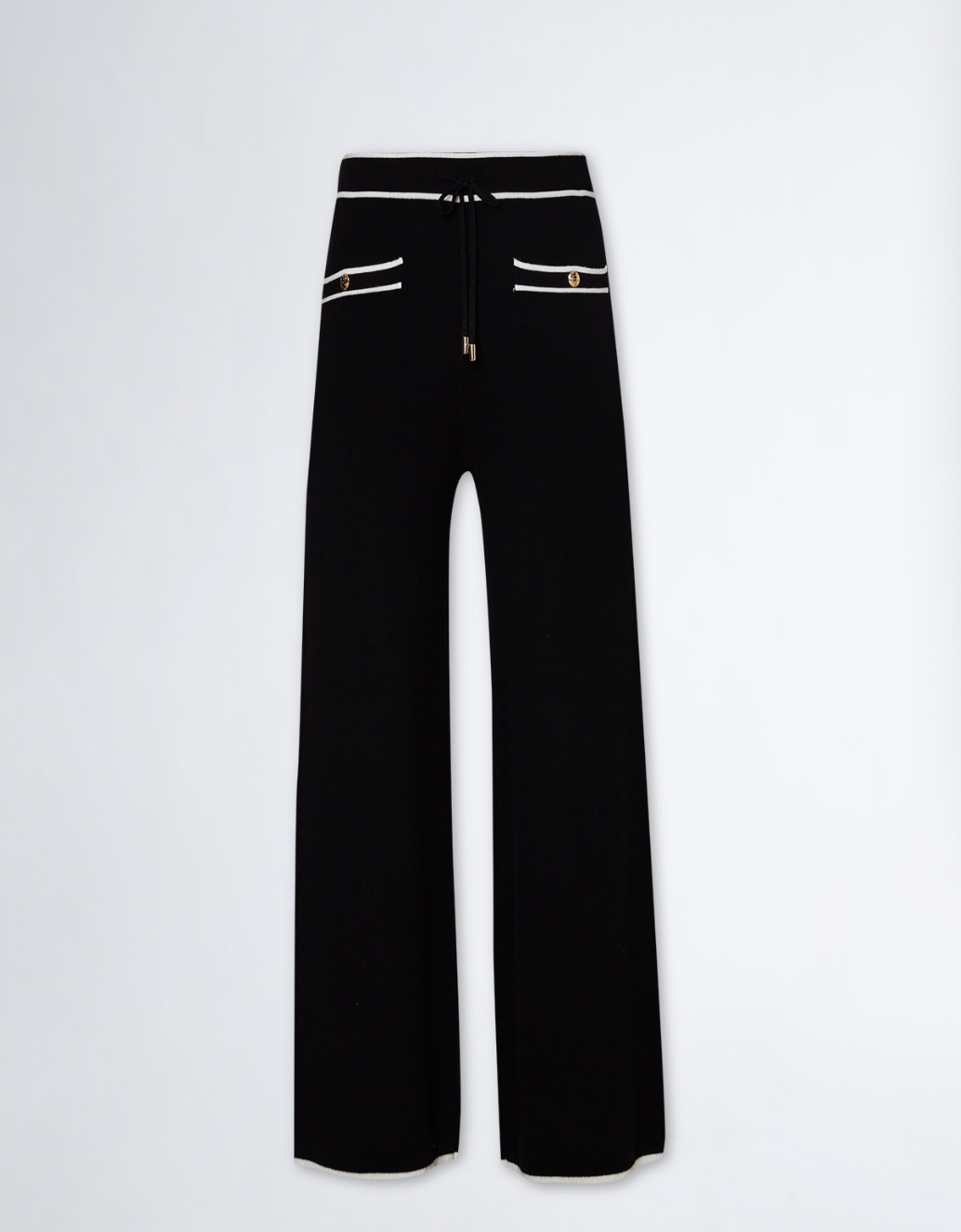 Knit Black / White Pant - Liu Jo