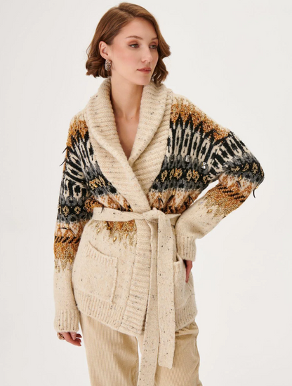 Handmade Crystal Knit Cardigan - JOINUS