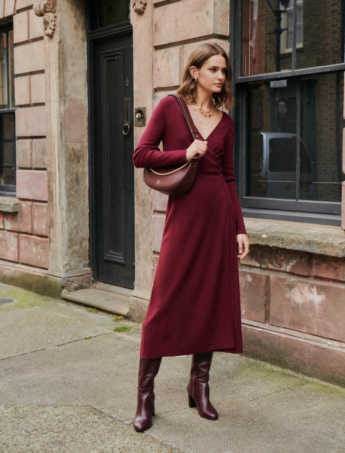 Petite Mendigote - Dress Robbie Burgundy